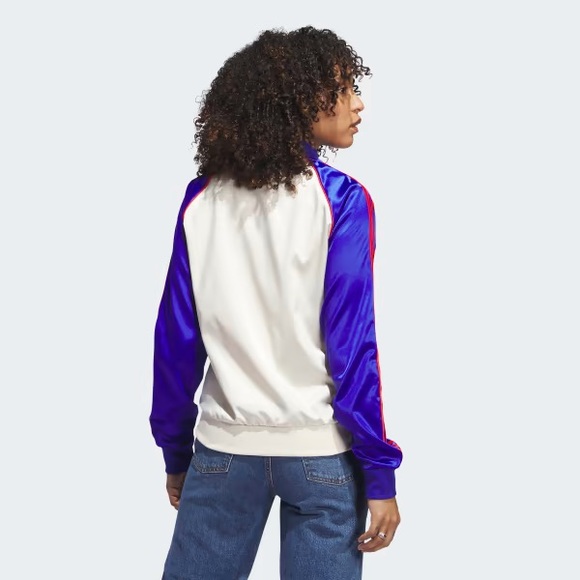 Adidas Women’s Satin SST Track Jacket Sweater - Size Medium 💪 - Picture 4 of 11